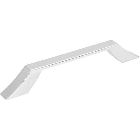 Jeffrey Alexander 128 mm Center-to-Center Polished Chrome Square Royce Cabinet Pull 798-128PC